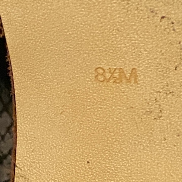 Joan and David Circa Leather Sandals Size 8 1/2 - Picture 4 of 5